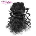 100% Top Real Human Hair Clip in Hair Extensions